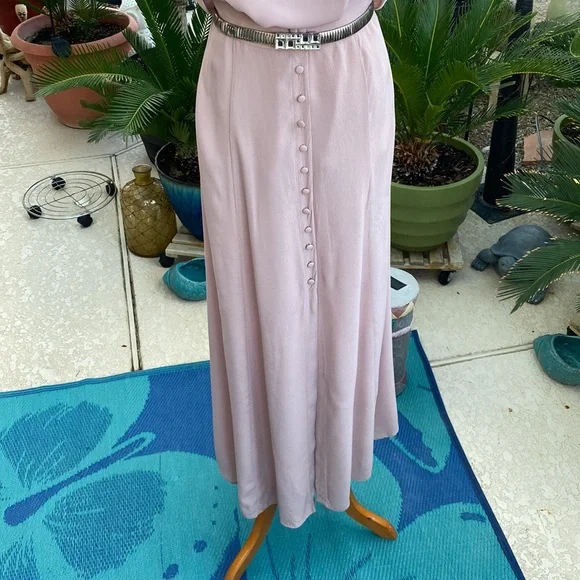 🌸🌸GORGEOUS 2 PIECE BLUSH TONE SKIRT-N-TOP OUTFIT🌸🌸 - Picture 8 of 9